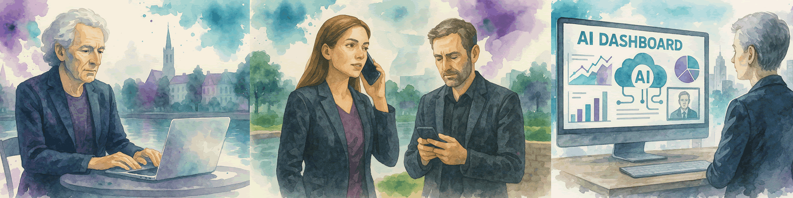 We zijn klein en we werken in een klein team vanaf zelf te kiezen locaties.