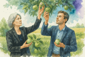 Plukt u het laaghangende Ai-fruit al?